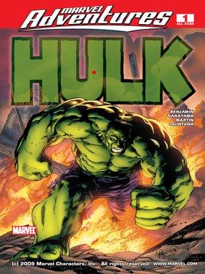 cover image of Marvel Adventures Hulk, Issue 1